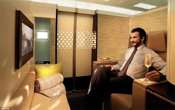 Etihad Airways to Europe Mixed First And Business Class