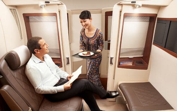 Singapore Airlines First Class to Europe