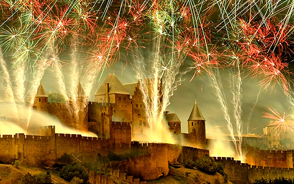 festival de Carcassonne Fireworks